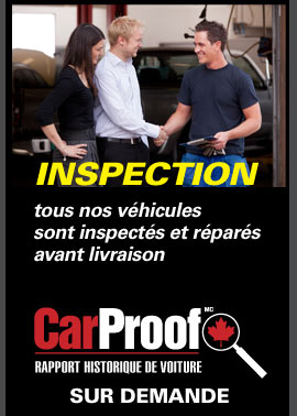Tous nos véhicules sont inspectés et réparés avant livraison Inspection